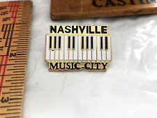 NASHVILLE MUSIC CITY VINTAGE PIN picture