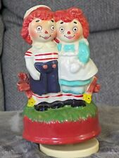 Vintage Raggedy Ann and Andy Music Box, plays Theme from Love Story picture