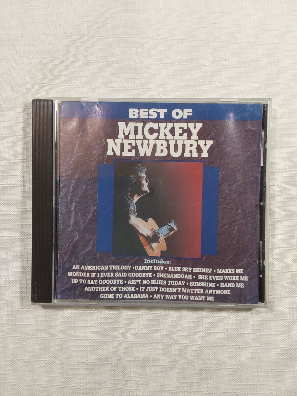 Best Of Mickey Newbury D2-77455 Curb Record Album CD, 1991