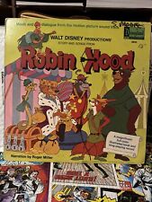 RARE 1973 Disneyland Records Robin Hood Story Book # 3810 Disney Vinyl LP picture