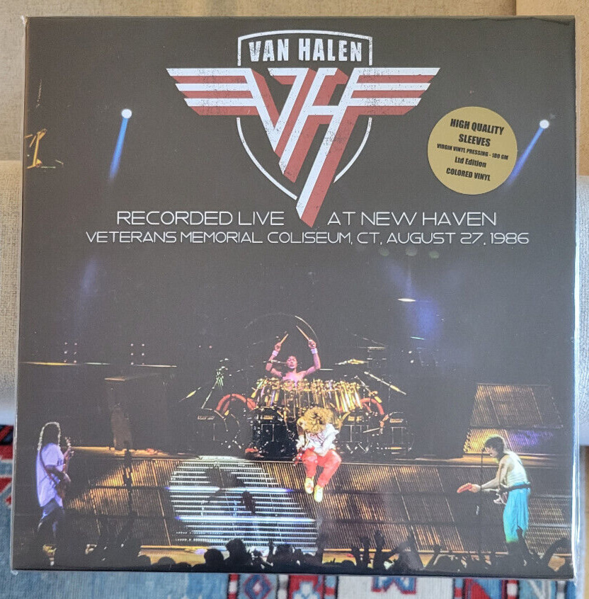 Van Halen New Haven 1986 COLORED Vinyl 2LP Mint/Sealed Limited to 200 copies