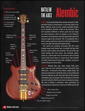 Alembic 4-string Bass Guitar article with specs + Hamer Vector Martin Backpacker picture