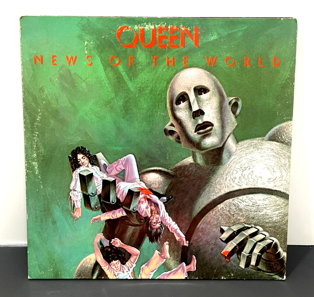 Queen - News Of The World - 1977 UK OG 1st Pr. Vinyl Record LP ULTRASONIC💦 VG++