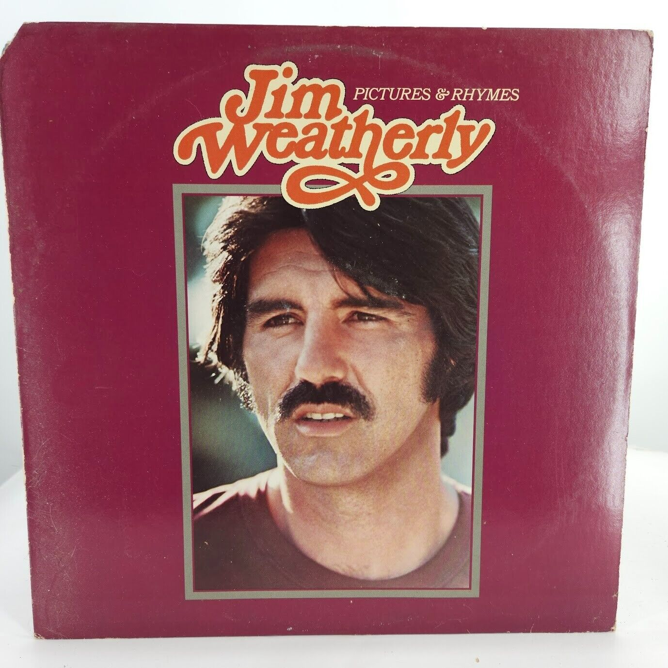 Jim Weatherly Album Vinyl 1976 ABC Records Stereo Country Rock Pictures & Rhymes