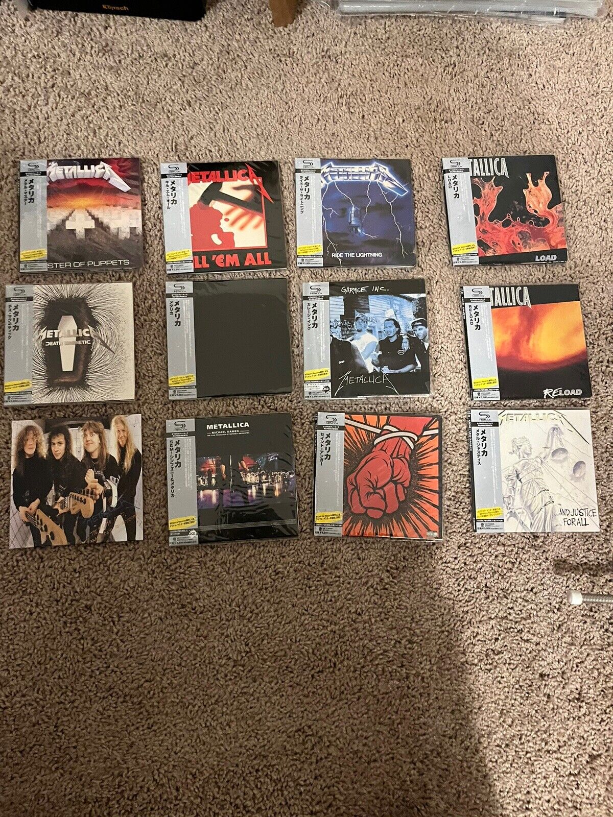 Metallica Japanese 11 Mini LP SHM CD Box Set