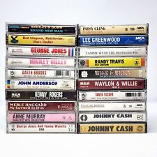 Vintage Cassette Tape Bulk Lot Mixed Of 20 Cassettes Classic Country Music picture