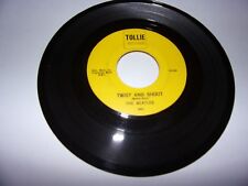 The Beatles: Twist And Shout / There's A Place /45 / Tollie Black Print 1964 VG+ picture