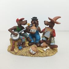 Hound Dog Band Figurine 3 Dogs Whiskey Jug, Banjo, and a washboard MC AIT Co. picture