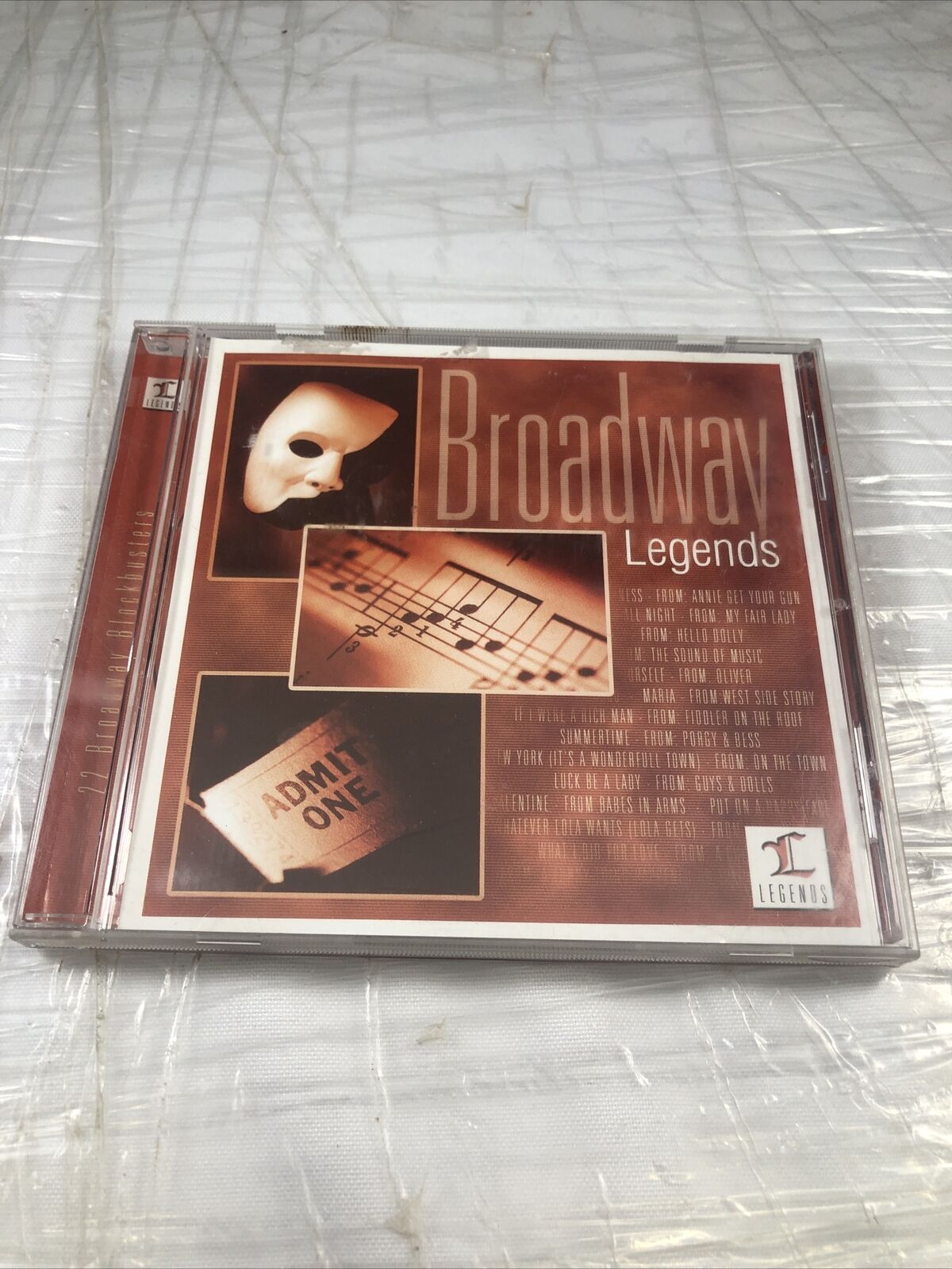 Broadway Legends (2002 Music CD) Rare Vintage Famous Music