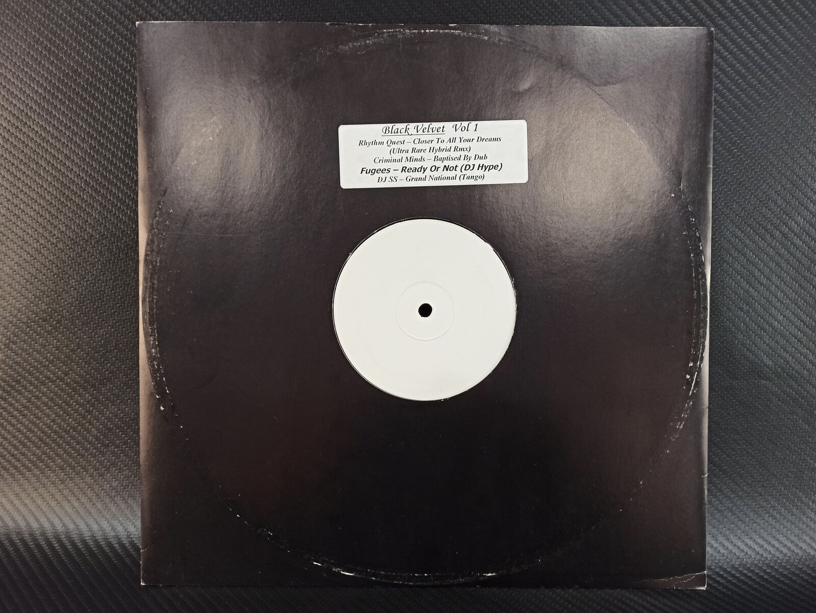 Ultra Rare Fugees Ready or Not Black Velvet Vol 1 Vinyl 12\