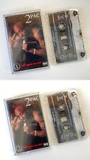 Vintage 2Pac All Eyez On Me Book 1 and 2 Cassette Tape Complete Rap Hip Hop 1996 picture