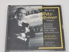 Various-The Art Of Fritz Reiner Vol.1 American Broadcast Performances CD picture