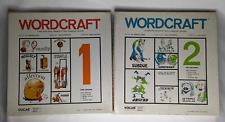 Word Craft 1 & 2 Educational Vocab Vinyl Record Lot - Incomplete Box Sets picture