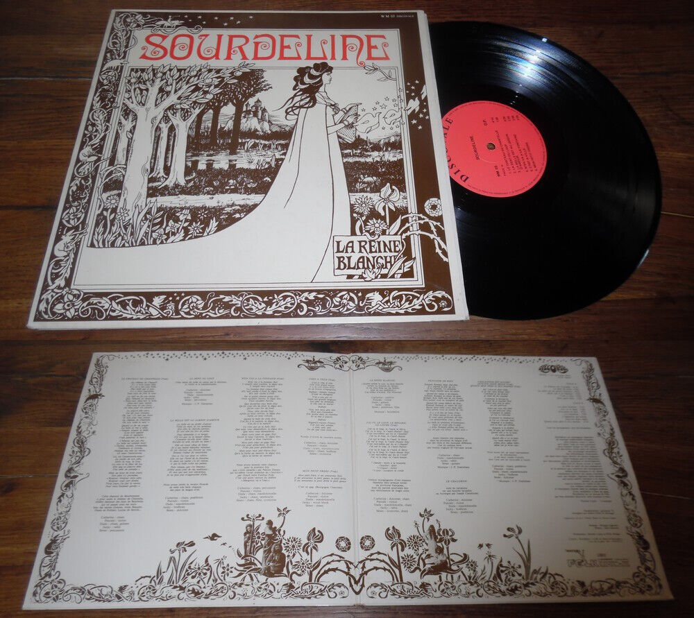 SOURDELINE - La Reine Blanche LP ORG French Medieval Folk Discovale 76\'
