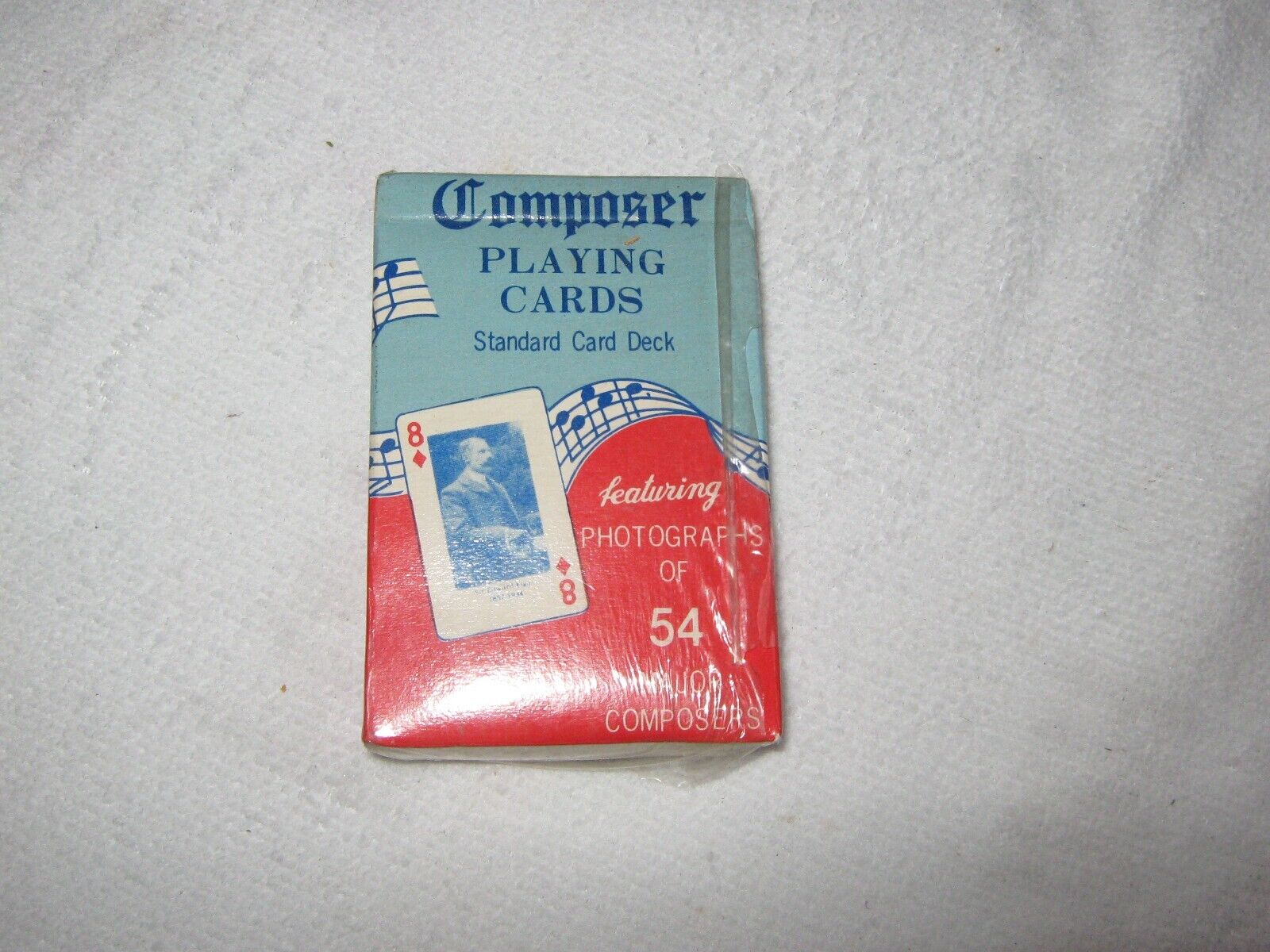 Vintage Famous Great Music Composers Playing Cards, Complete Set, 54 Diff Photos