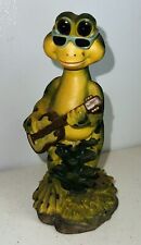 Vintage 7” Frog Toad Guitar Musician Figurine picture