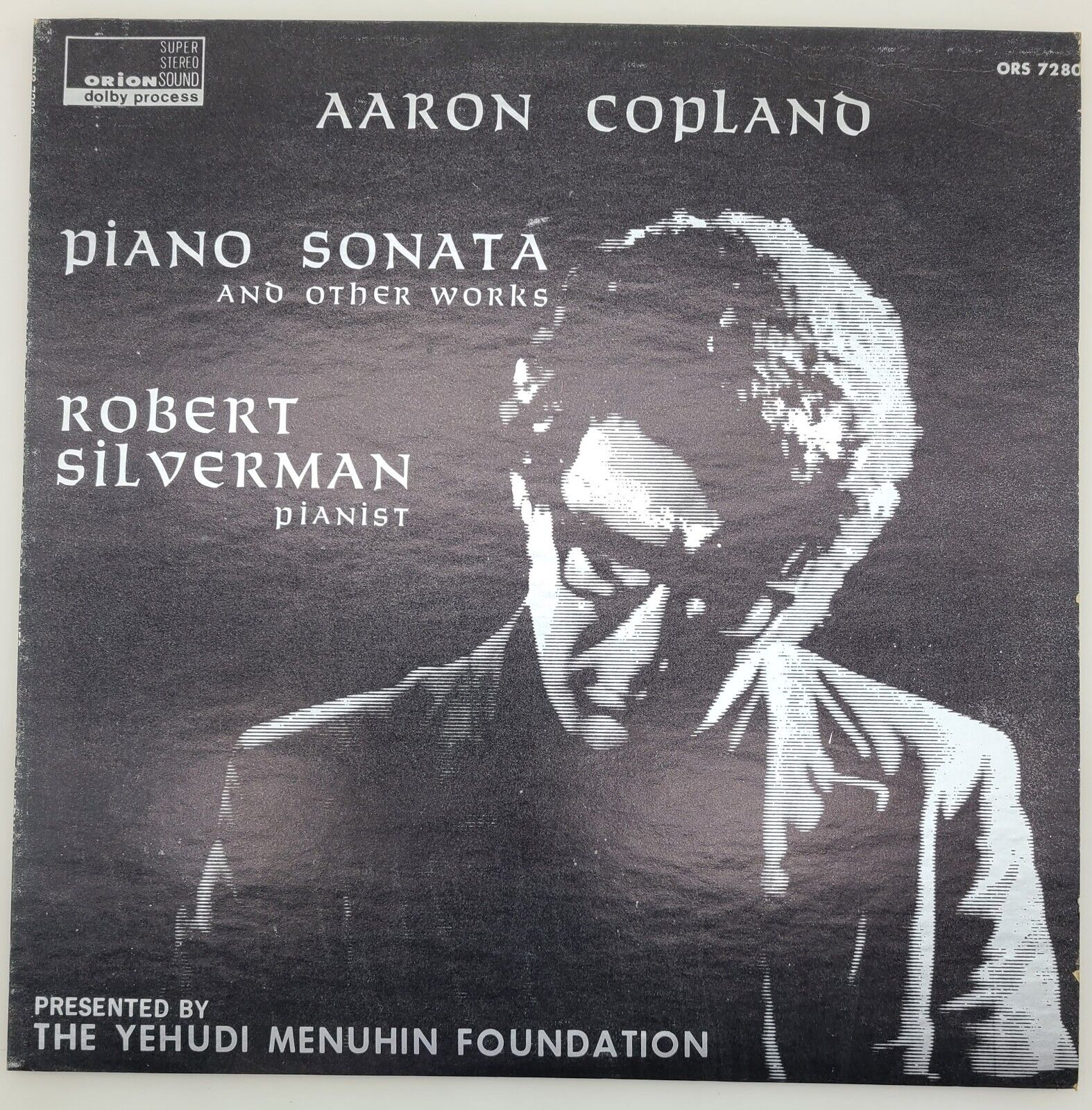 Aaron Copland Piano Sonata, Robert Silverman, Pianist Orion LP Album