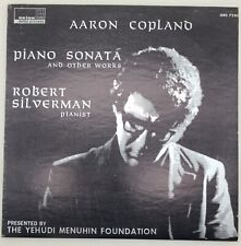 Aaron Copland Piano Sonata, Robert Silverman, Pianist Orion LP Album picture