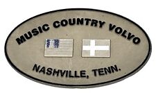 Vintage Music Country Volvo Nashville, TN Dealer Advertising Nameplate Emblem picture
