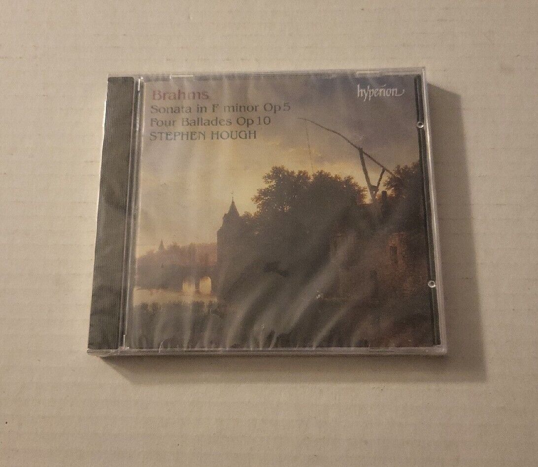Johannes Brahms Sonata in F minor Op. 5 & Four ballades Op. 10 CD New 
