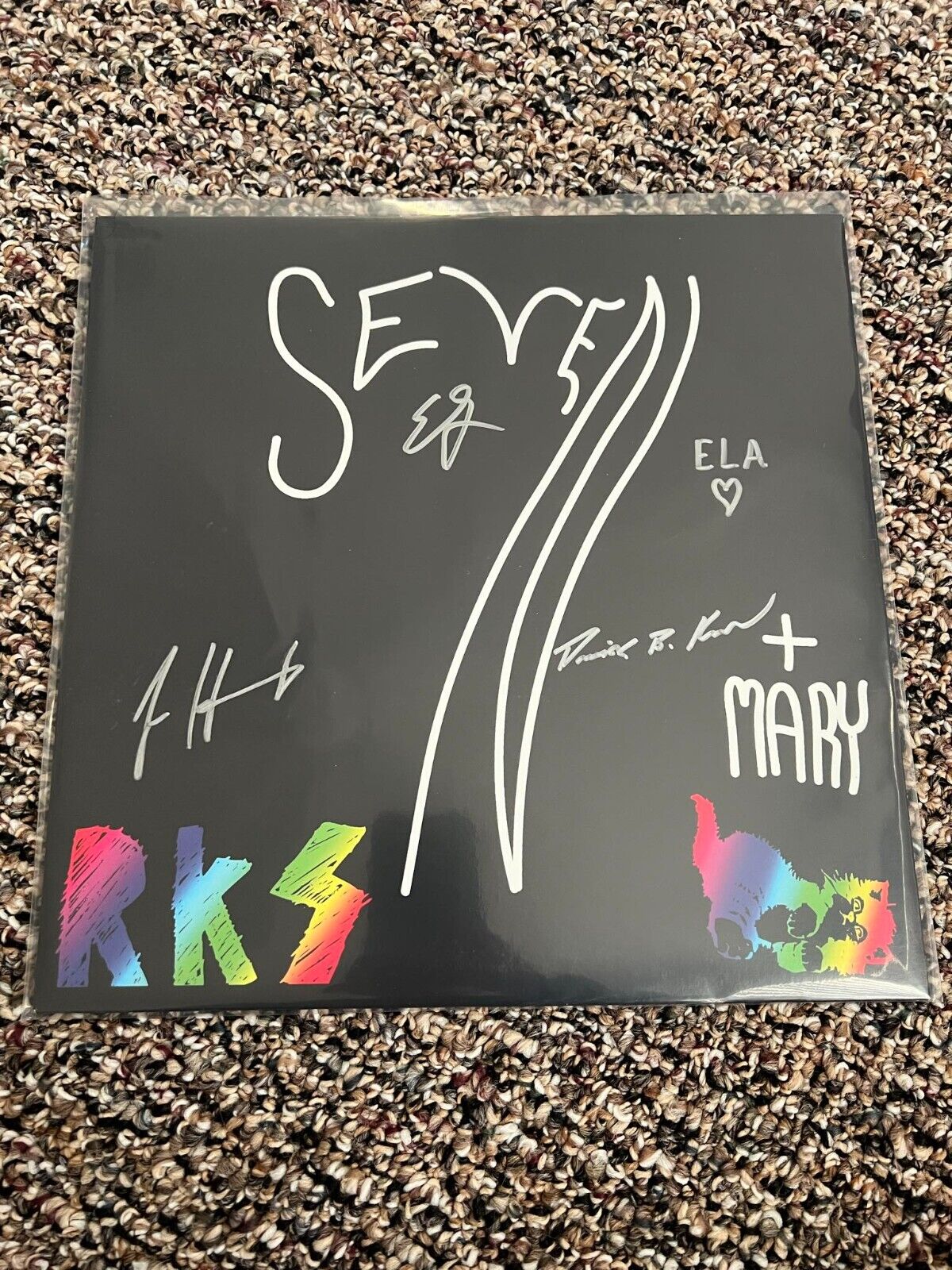 Rainbow Kitten Surprise SIGNED Seven + Mary Vinyl Clear