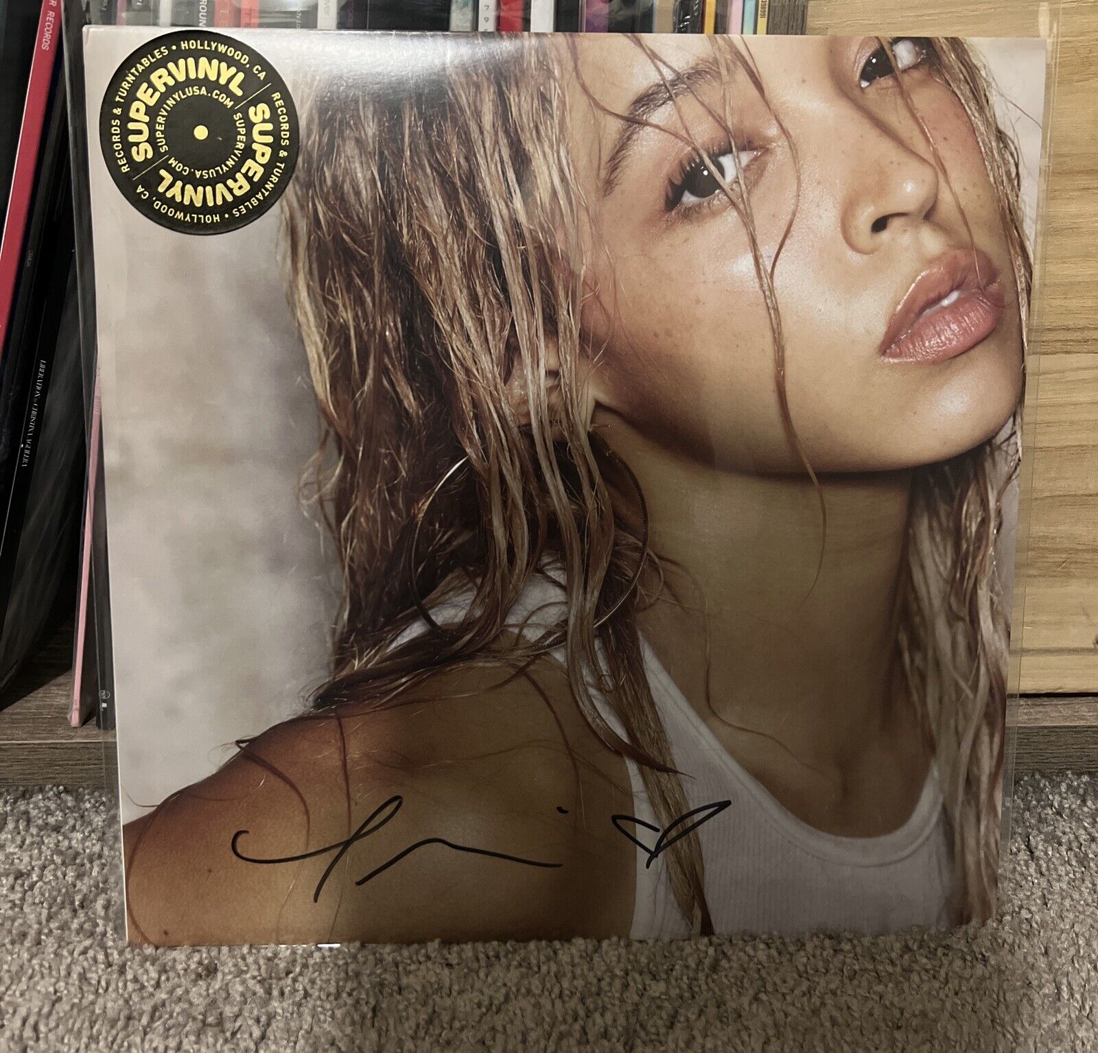 *SIGNED**Tinashe BB/ANG3L Black Vinyl LP LIMITED AUTHENTIC AUTOGRAPH Nasty Girl