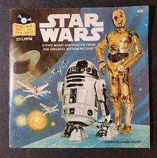 STAR WARS READ ALONG BOOK AND RECORD SET #450 VINYL 33 RPM 24 PAGE BOOK 1979 VF picture