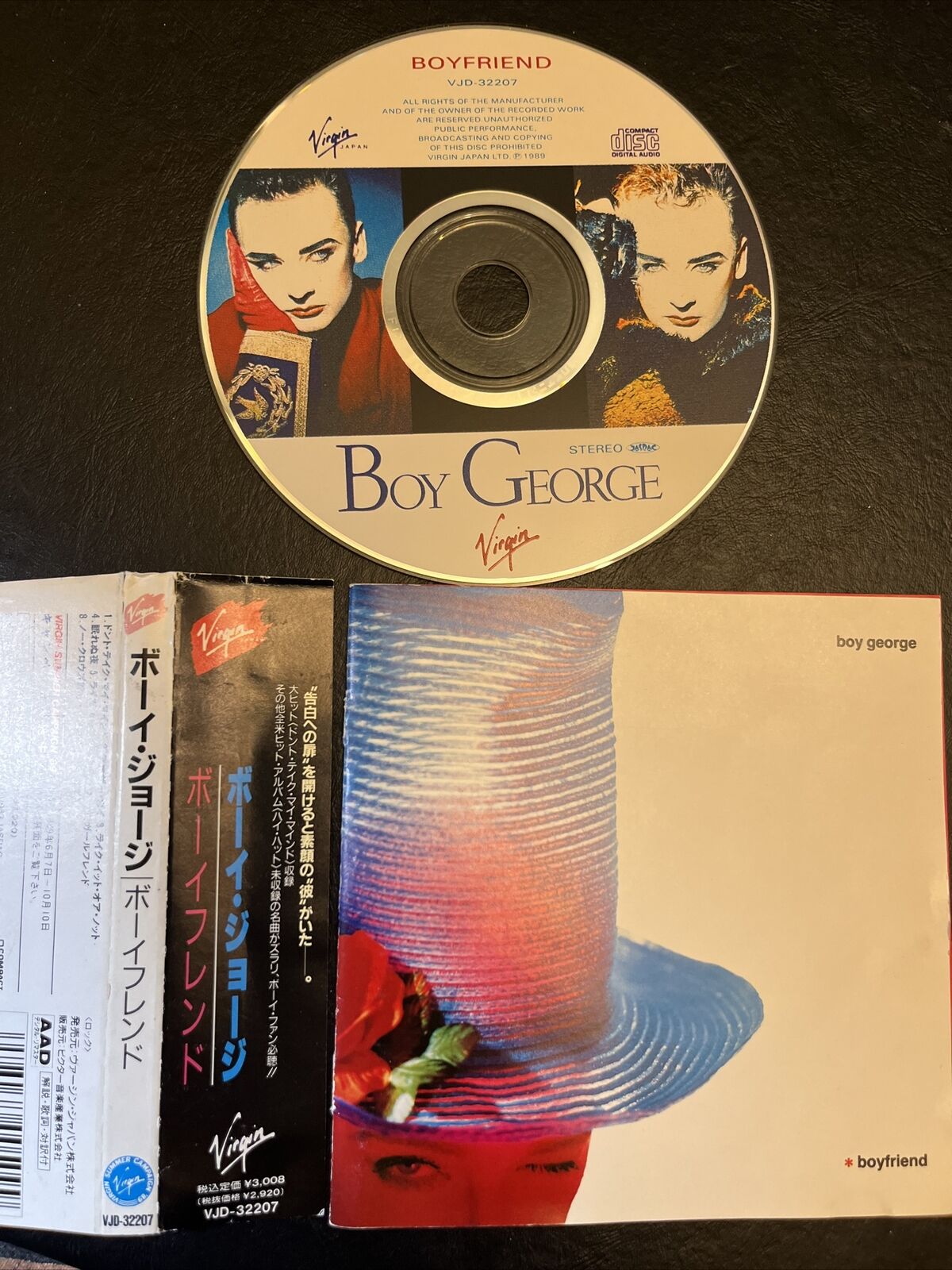 RARE  BOY GEORGE CD Boyfriend VJD-32207 1989 JAPANESE PICTURE DISC CULTURE CLUB