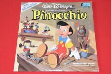 vintage PINOCCHIO Soundtrack vinyl LP record book Disneyland 3905 Walt Disney picture
