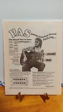 PAS GUITAR PICKUPS 1980 PRINT AD  11 X 8 THE GUESS WHO Eric Clapton a2 picture