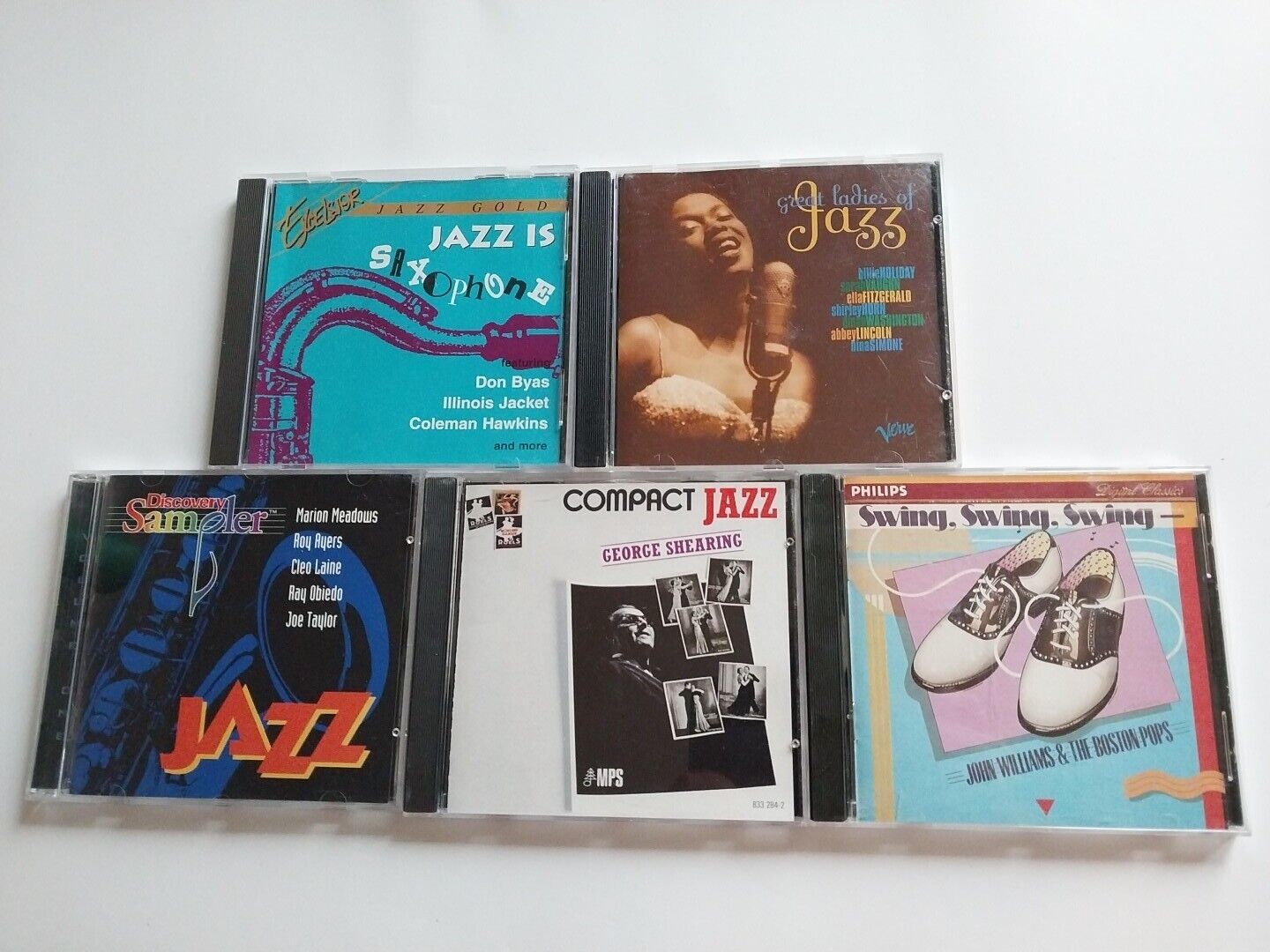 Lot 5 Jazz & Swing CDs  A Mixed Artists COLLECTIONS
