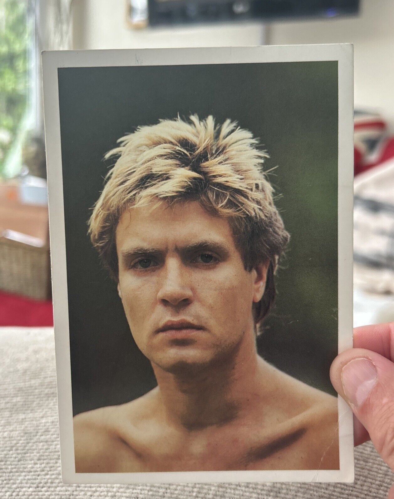 Duran Duran Vintage Postcard Autographed By Simon Le Bon