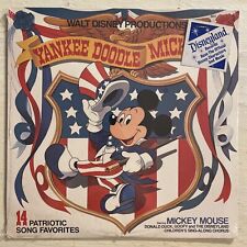 Walt Disney Yankee Doodle Mickey Mouse LP Disneyland SEALED + RARE HYPE STICKER picture