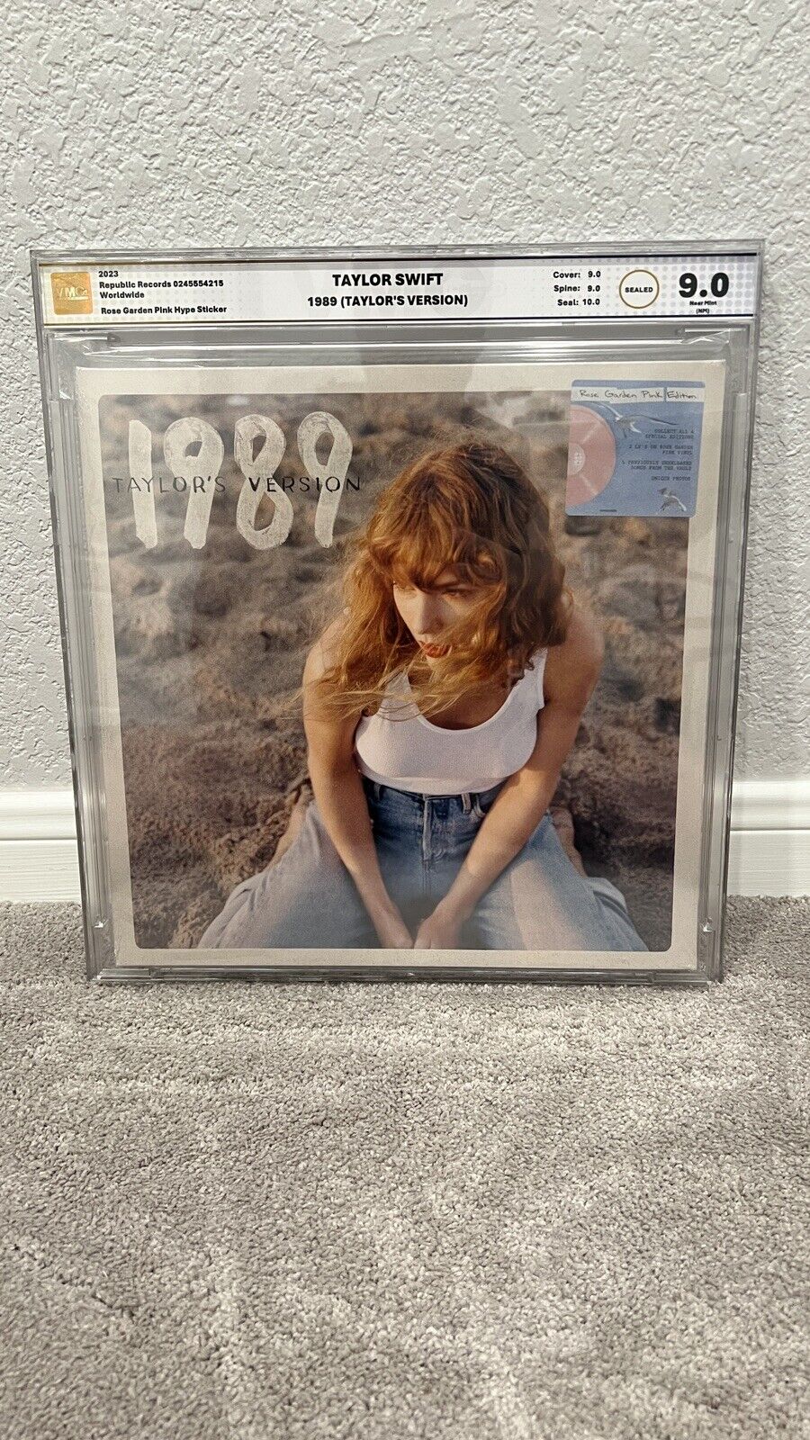 Taylor Swift 1989 Rose Garden Pink Limited Edition Vinyl Sealed VMG 9 NM