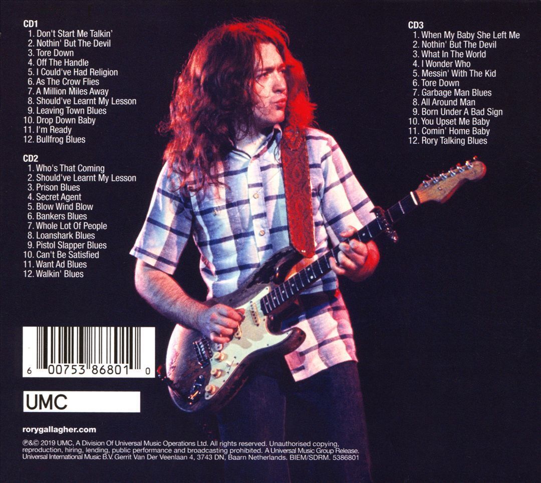 RORY GALLAGHER - THE BLUES (DELUXE) (3 CD) NEW CD