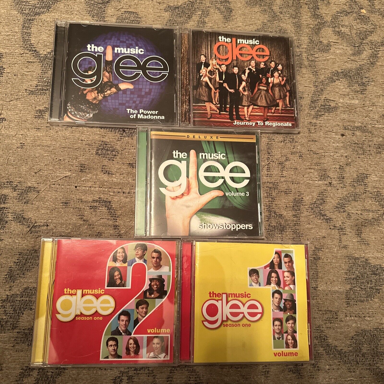 Glee Tv Series Lot Of 5 Cds