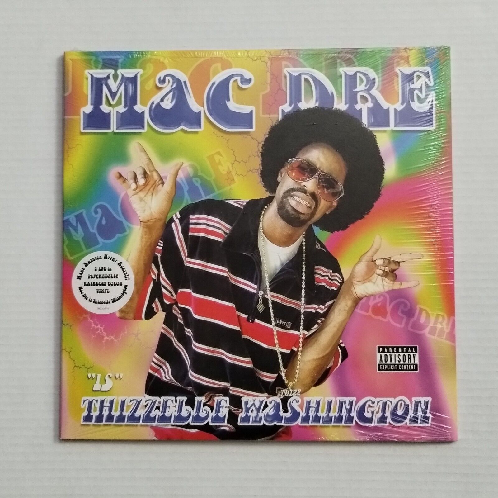 Mac Dre Thizzelle Washington Psychedelic Rainbow LE 2017 Vinyl New Sealed Rare 
