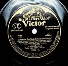 1925 Victor Light Opera Gems Student Prince Heidelberg Love Song 12