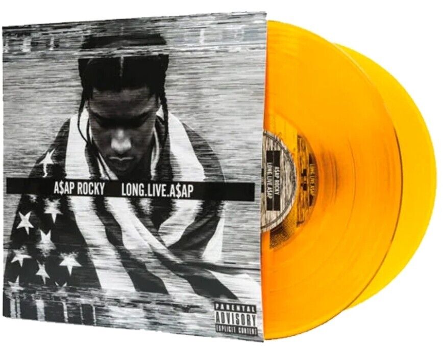 A$AP Rocky - Long.Live.A$ap 2LP Orange Vinyl Brand New Sealed 