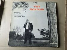Yves Montand, 4 Tracks Vinyl Record 45 RPM, Planter Cafe', Vinyl Vintage picture