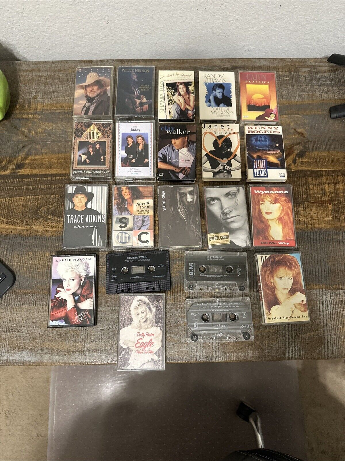 mixed lot cassette tapes