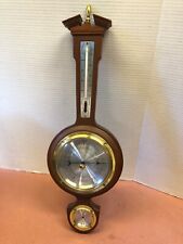 Vintage Banjo Taylor Instruments Barometer Humidity Temperature Weather Station  picture