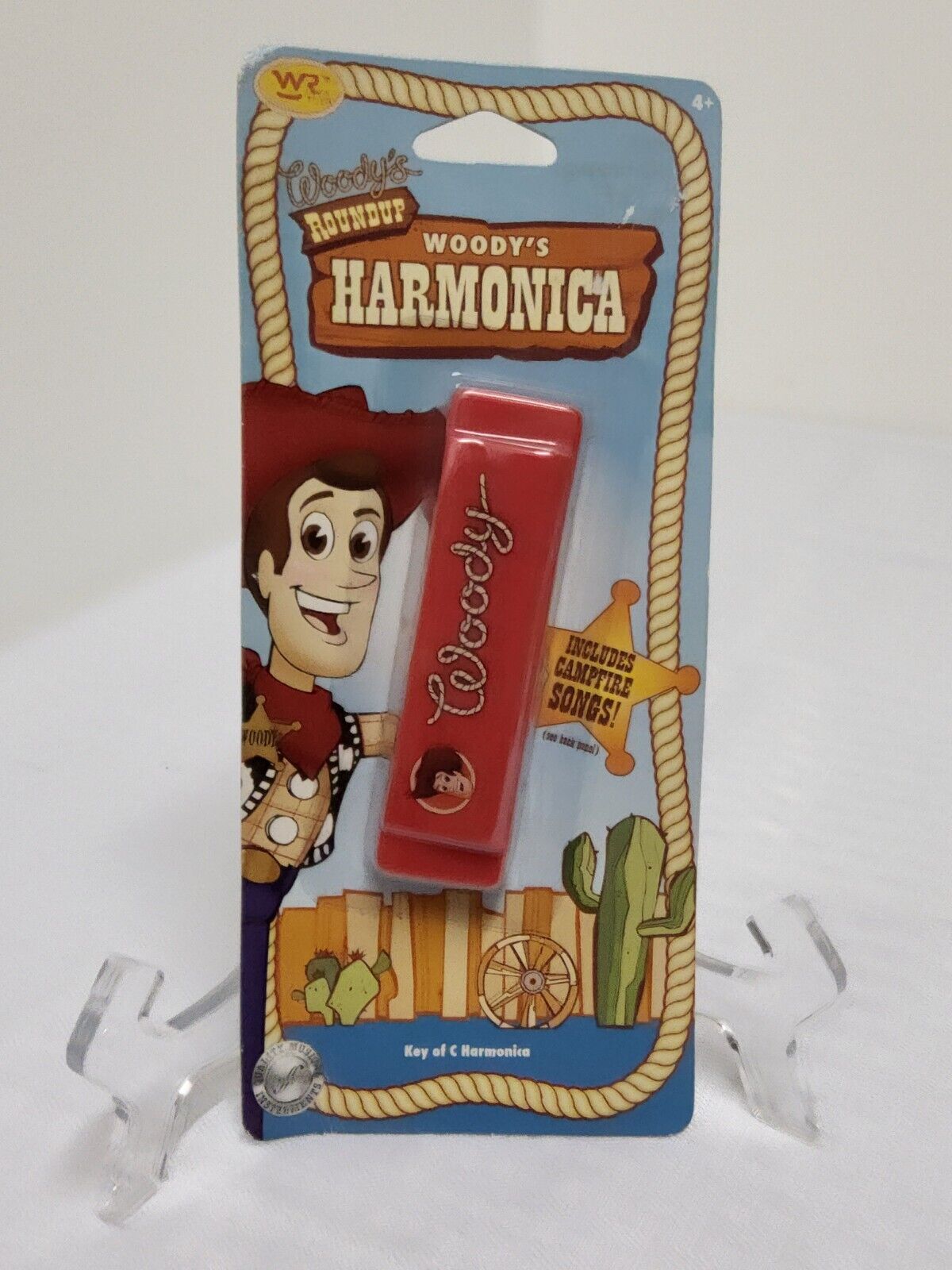 Disney Toy Story Woody's Roundup Harmonica Key Of C W/ Campfire Songs  