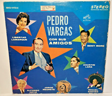 PEDRO VARGAS CON SUS AMIGOS * Lp Vinyl Record 1985 MEXICO * picture