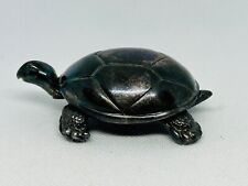 Vintage Reed And Barton Turtle Music Box Brahms Lullaby Working Silver Plated picture