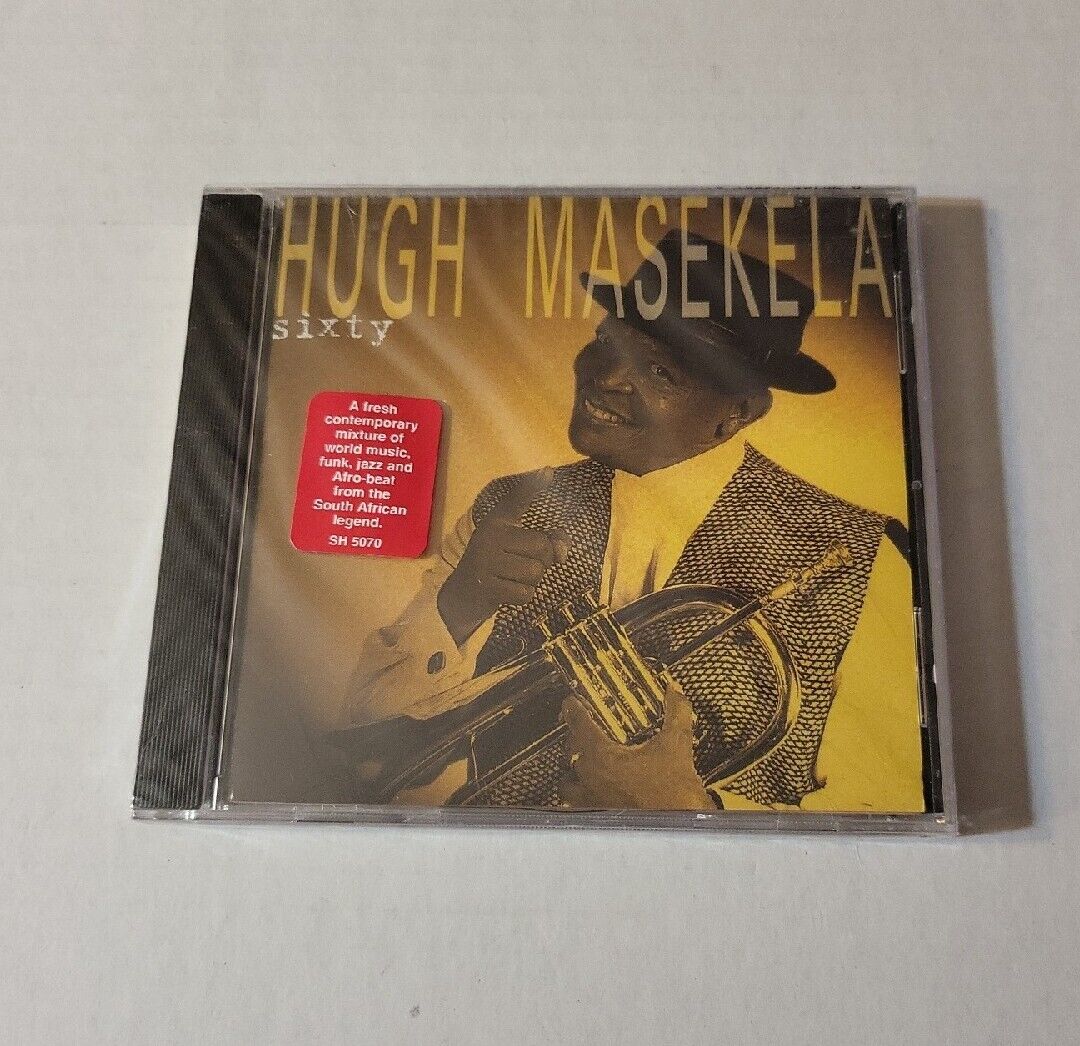 Hugh Masekela Sixty CD 2000 Shanachie HYPE STICKER Sealed New