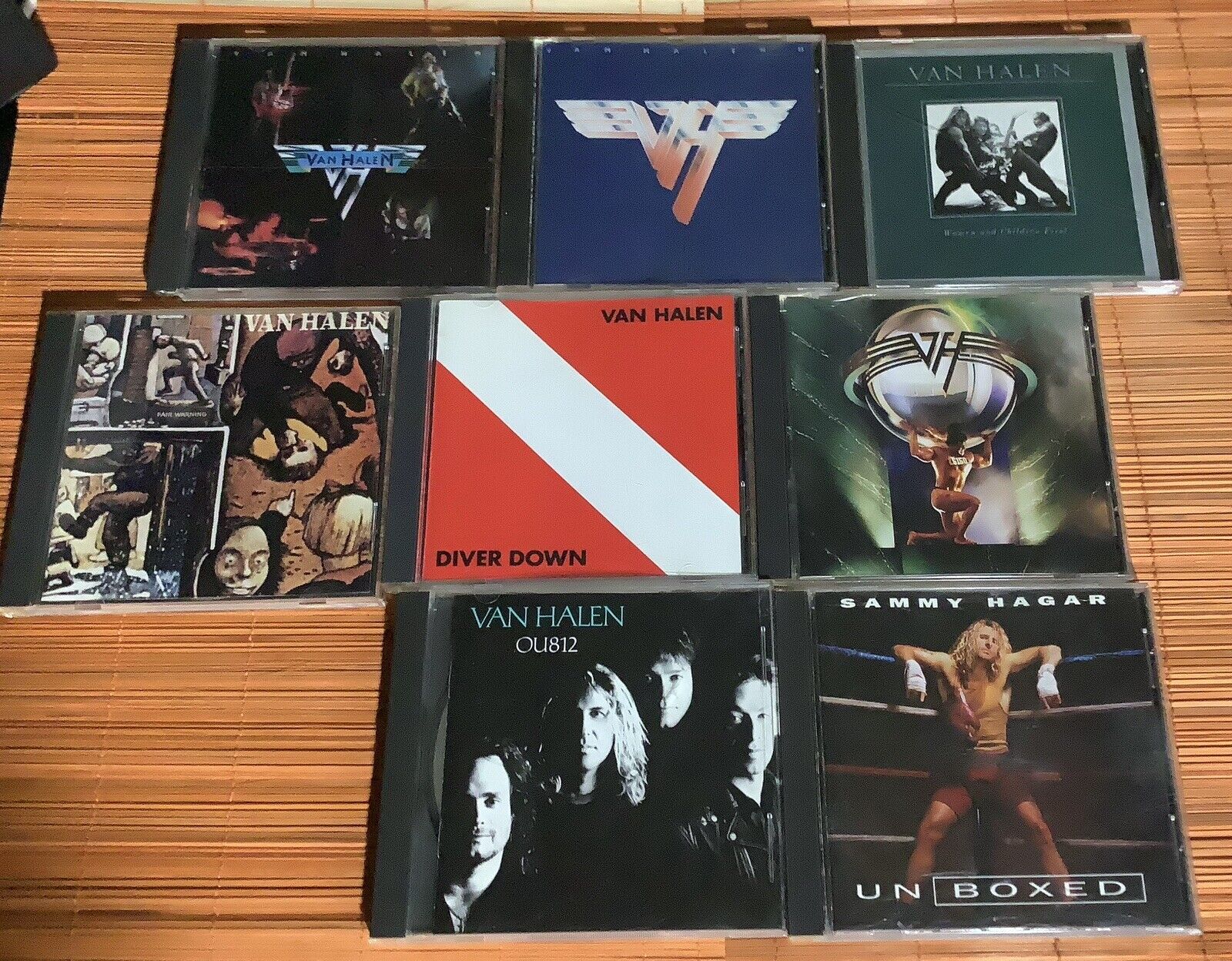 Vintage 80’s Van Halen Cd Lot Hard Rock/Metal), From 1978 - 1994