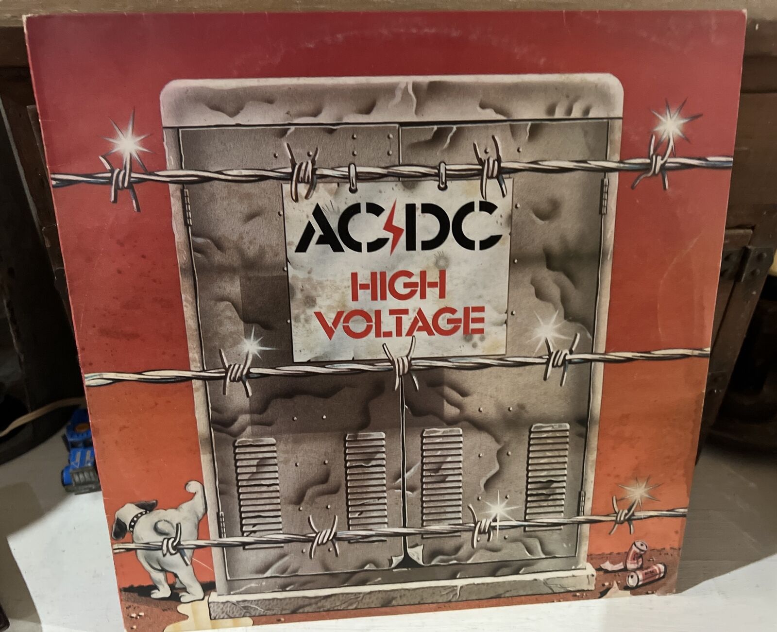 LP VINYL AC/DC ALBUM HIGH VOLTAGE APLP.009 AUSTRALIA Albert Productions Vintage