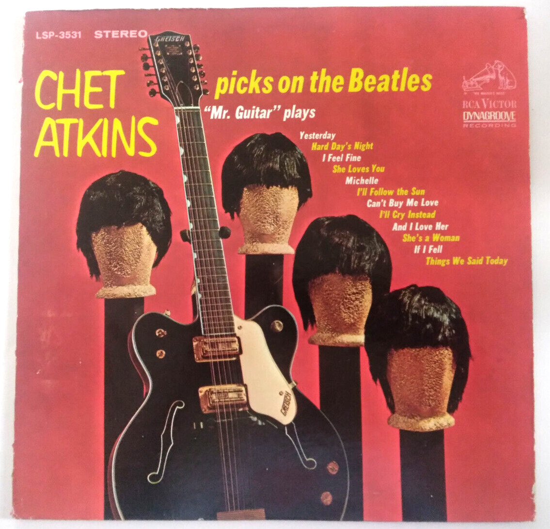 Chet Atkins - Picks On the Beatles, Vinyl, 1966, RCA Victor Label, Stereo