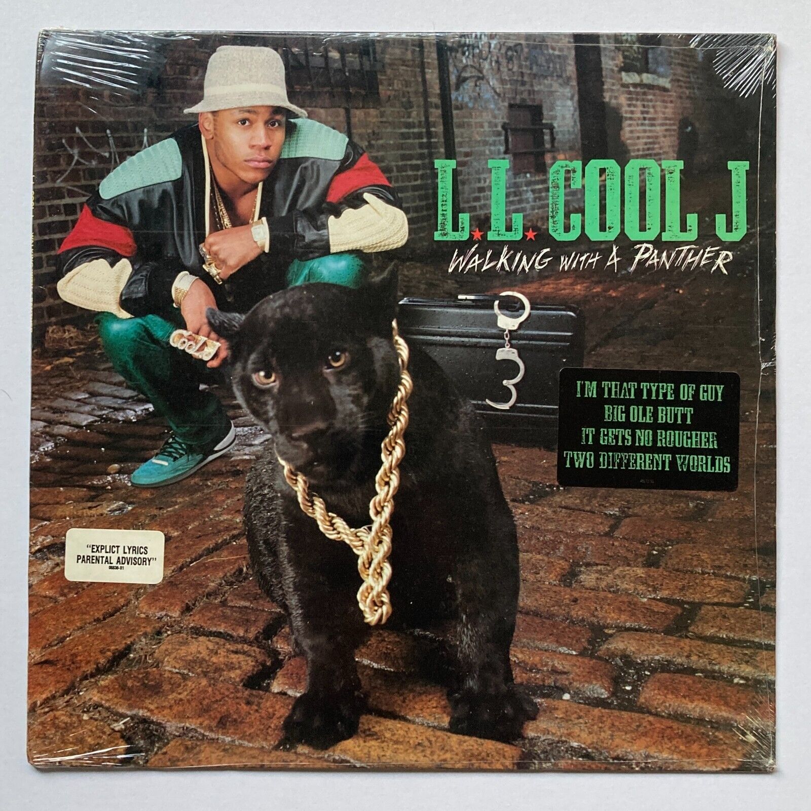 LL COOL J - WALKING WITH A PANTHER LP - ORIGINAL DEF JAM 1989 - FACTORY SEALED